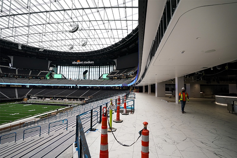 Las Vegas Raiders reveal new club seats at Allegiant Stadium