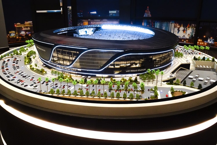 The Las Vegas Raiders Stadium, in Miniature - Built