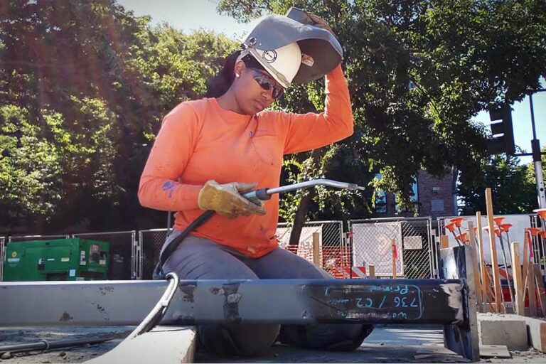 LashannaProfile-Feature Lashanna Lintamo welding