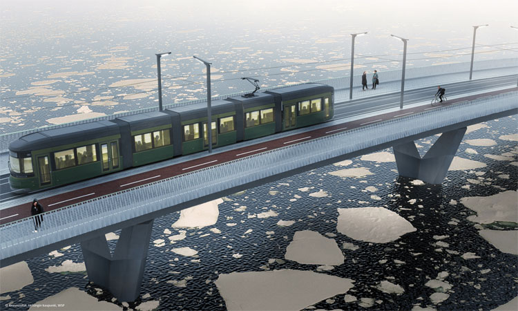 Spårvägsprojektet Kronbroarna i Helsingfors