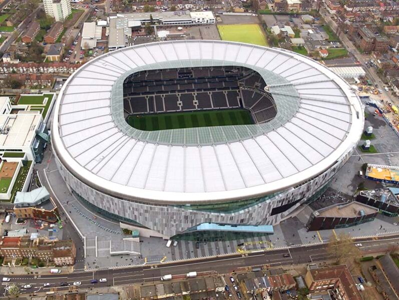 Tottenham Hotspur Stadium in London