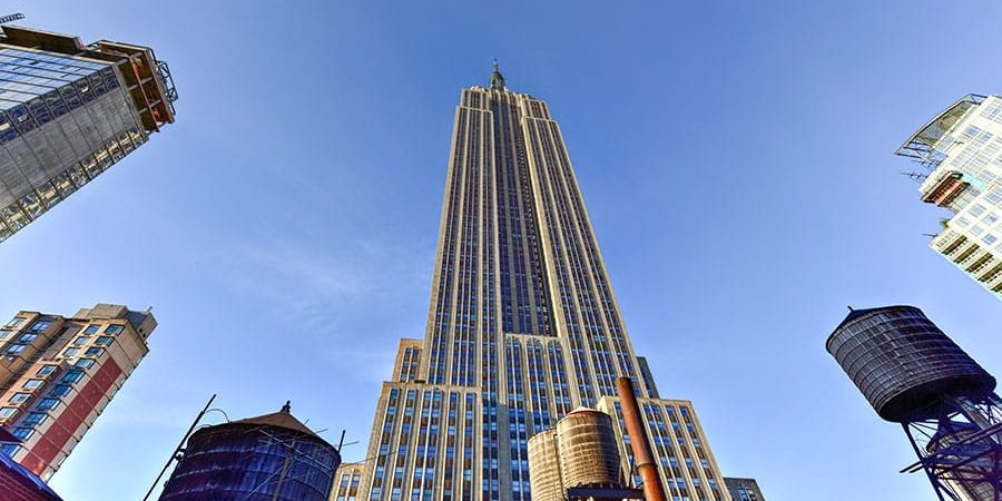 The Empire State Building construction