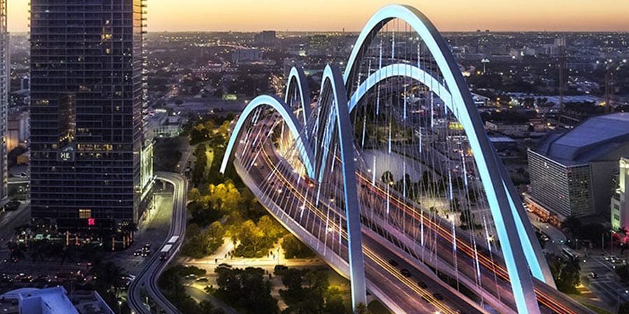 Signature Bridge in Miami