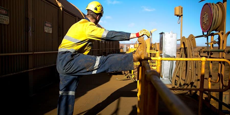 construction jobsite stretch-and-flex programs