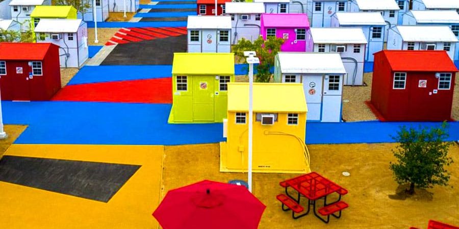 Tiny House Village in Los Angeles