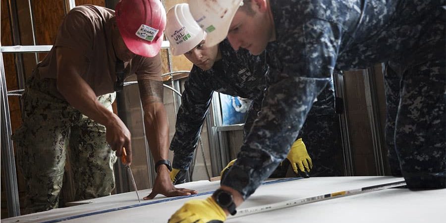 veterans in construction skills